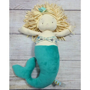 Bunnies By The Bay Plush El-Sea The Mermaid Stuffed Doll Aqua Blonde 12"